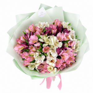 Kvetinárstvo Gerbera Košice - Donáška Kvetov 9 Kytica Alstromérií