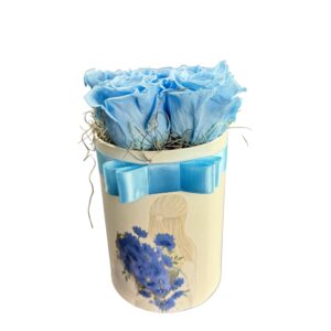 Box stabilizovaných ruží  – Light Blue 5